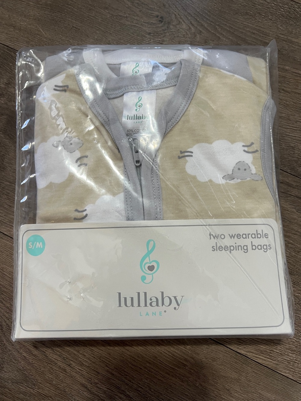 Lullaby Lane 2 Wearable Sleeping Bags Size Small / Medium New